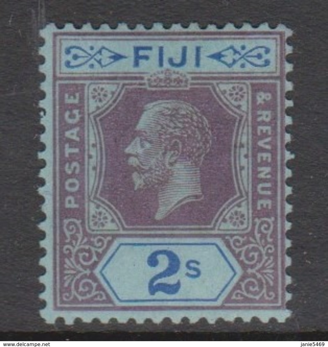 Fiji SG 239 1927 King George V 2S Purple And Blue ,mint Hinged - Fiji (1970-...)