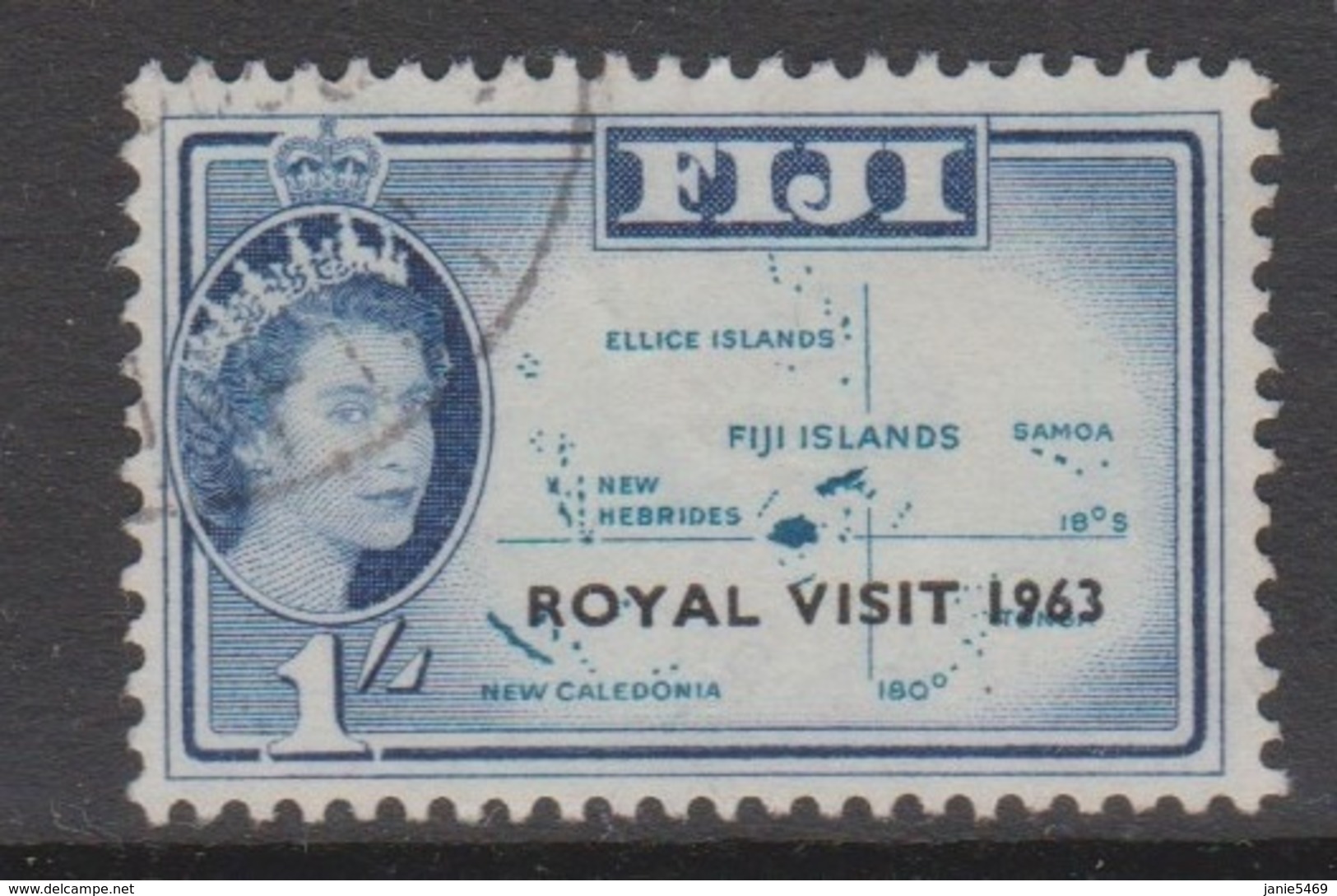 Fiji SG 327 1963 Royal Visit,used - Fiji (1970-...)