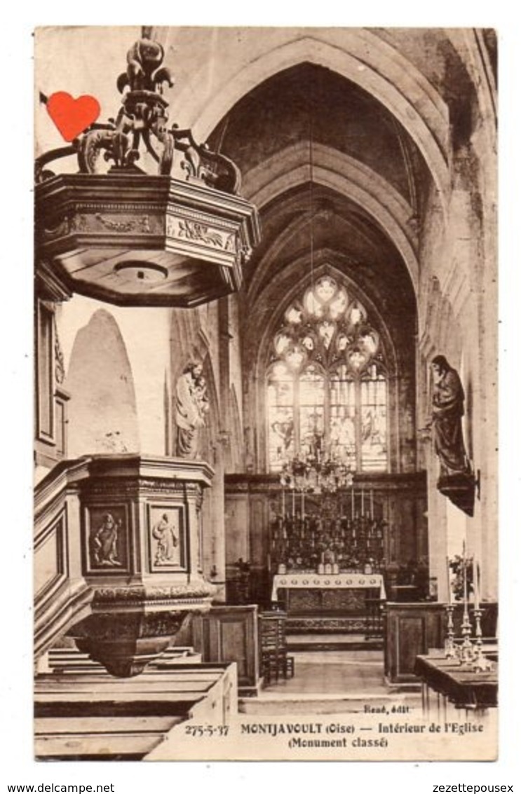 41665-ZE-60-MONTJAVOULT-Intérieur De L' Eglise (Monument Classé) - Montjavoult