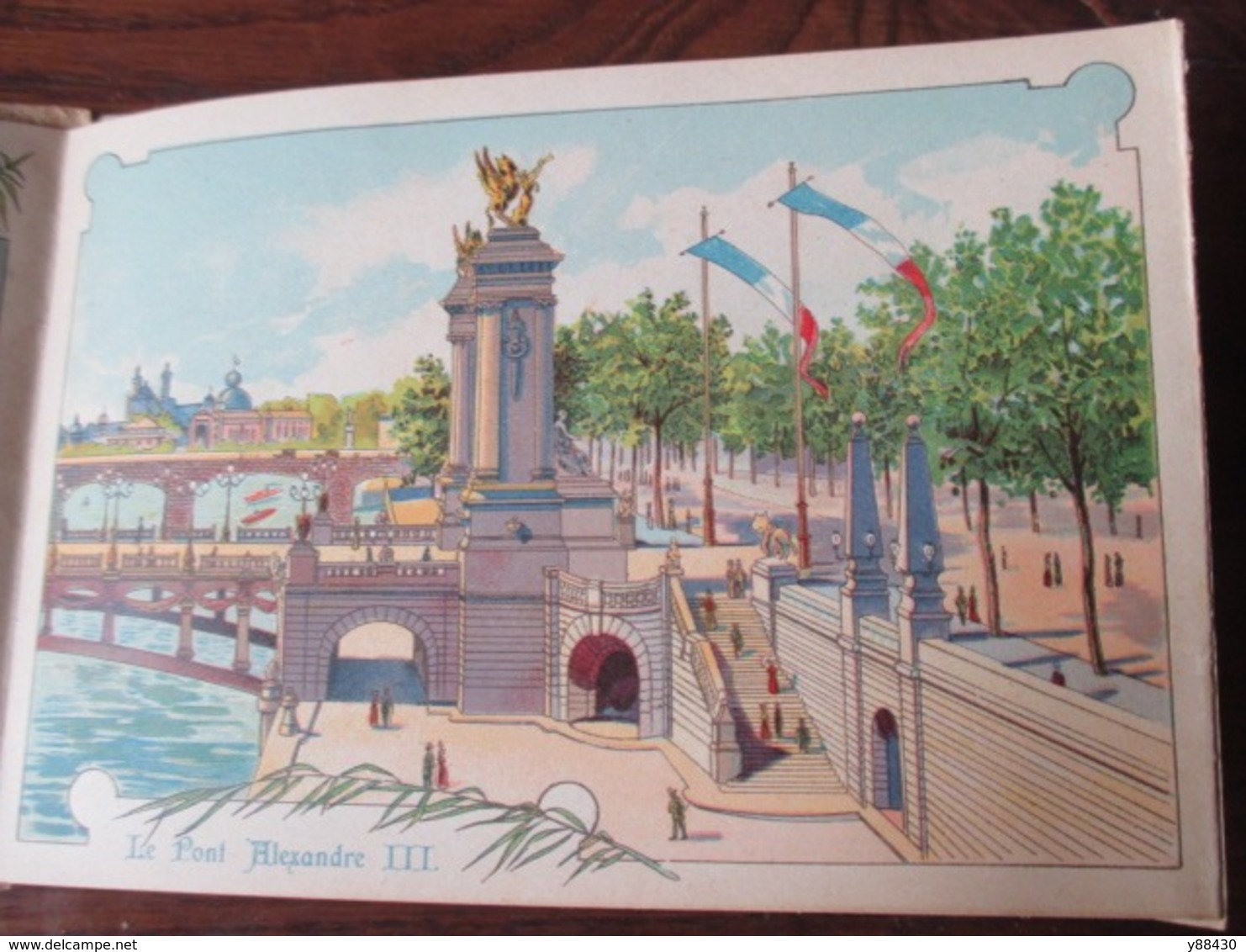 PARIS 1900 - Exposition Universelle de PARIS 1900 - Livret avec 11 photos couleur des Monuments de l'Expo - 13 photos