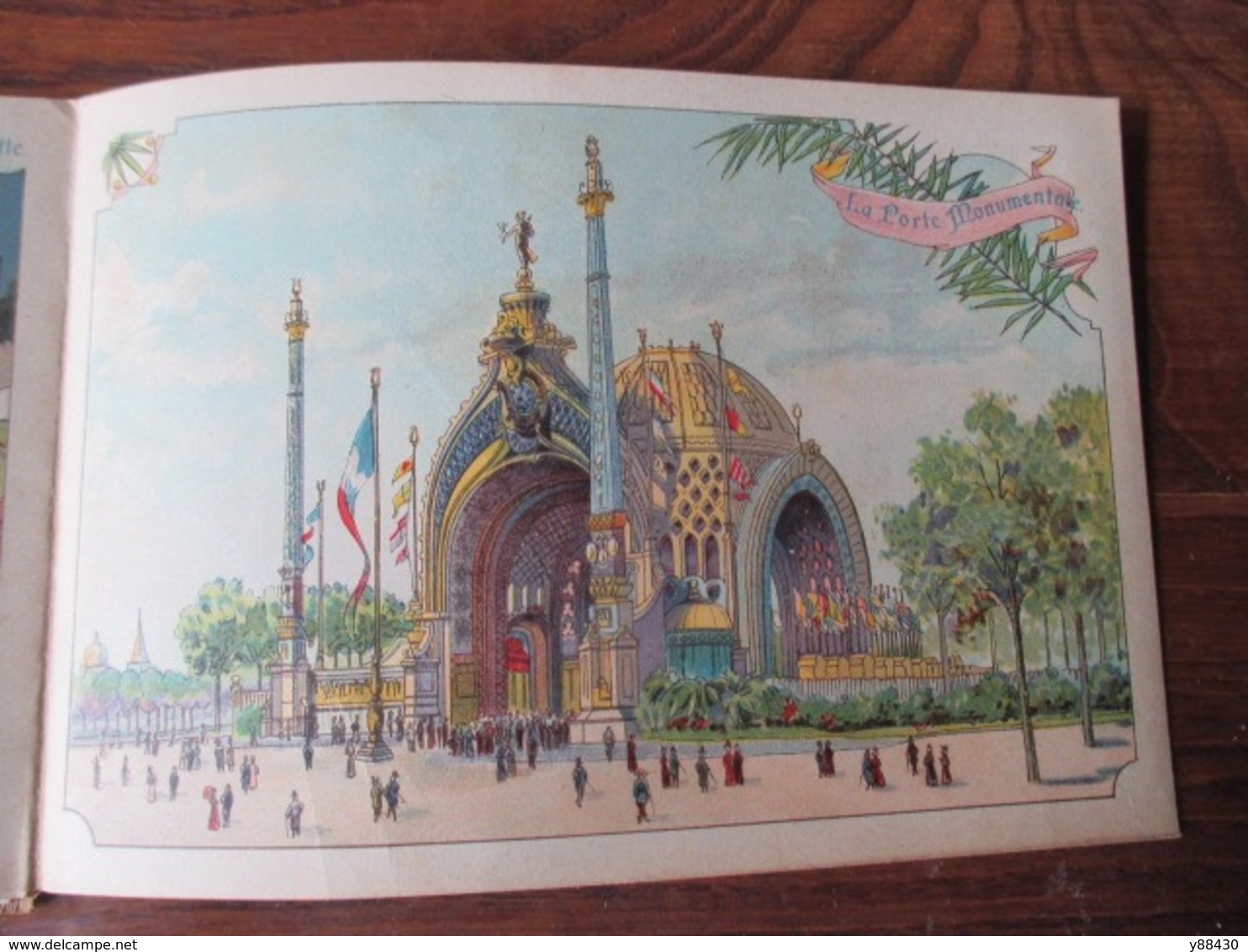 PARIS 1900 - Exposition Universelle de PARIS 1900 - Livret avec 11 photos couleur des Monuments de l'Expo - 13 photos