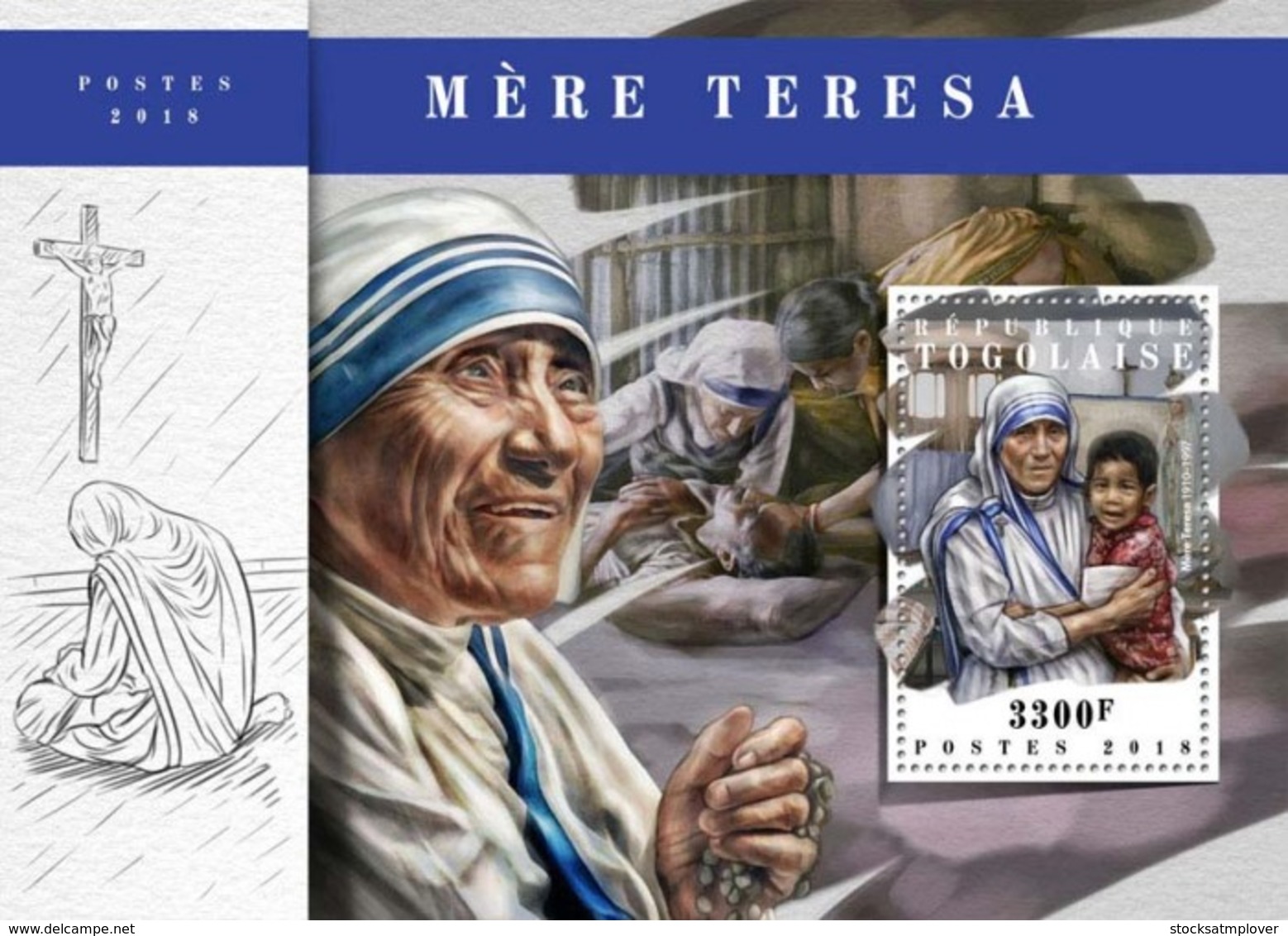 Togo 2018 Mother Teresa  S201802 - Togo (1960-...)