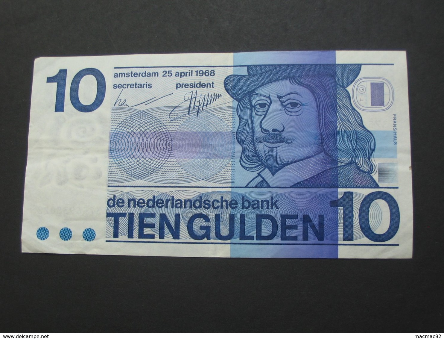 10 Tien Gulden 1968 De Nederlandsche Bank  **** EN  ACHAT IMMEDIAT  **** - 10 Florín Holandés (gulden)