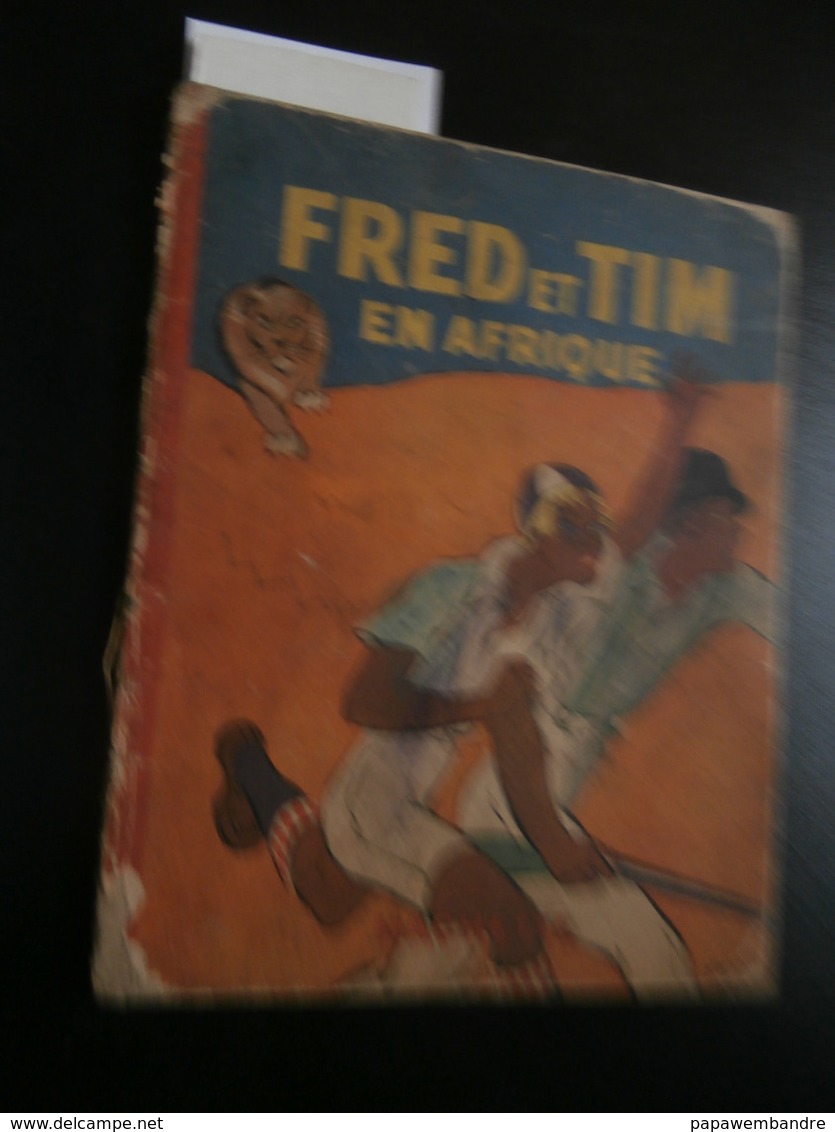 BD : Fred Et Tim En Afrique (1934) Lyman Young :  RARE - Prime Copie
