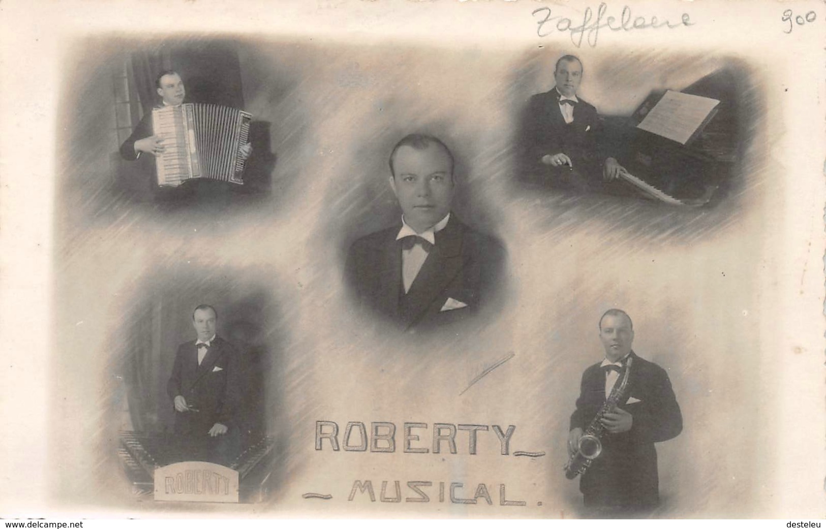 Fotokaart Roberty Musical Robert Vernest In Den Spaarpot - Zaffelare - Lochristi