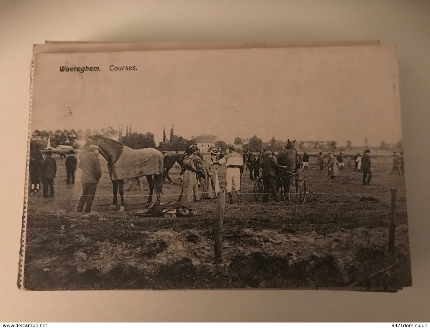 Waereghem - Waregem : Coures - Waregem Koerse (gelopen 1908) - Waregem