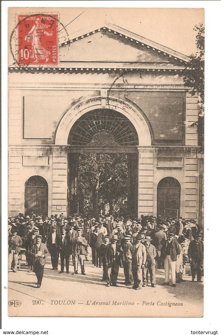 83 Toulon. L'Arsenal Maritime. Porte Castigneau - Toulon