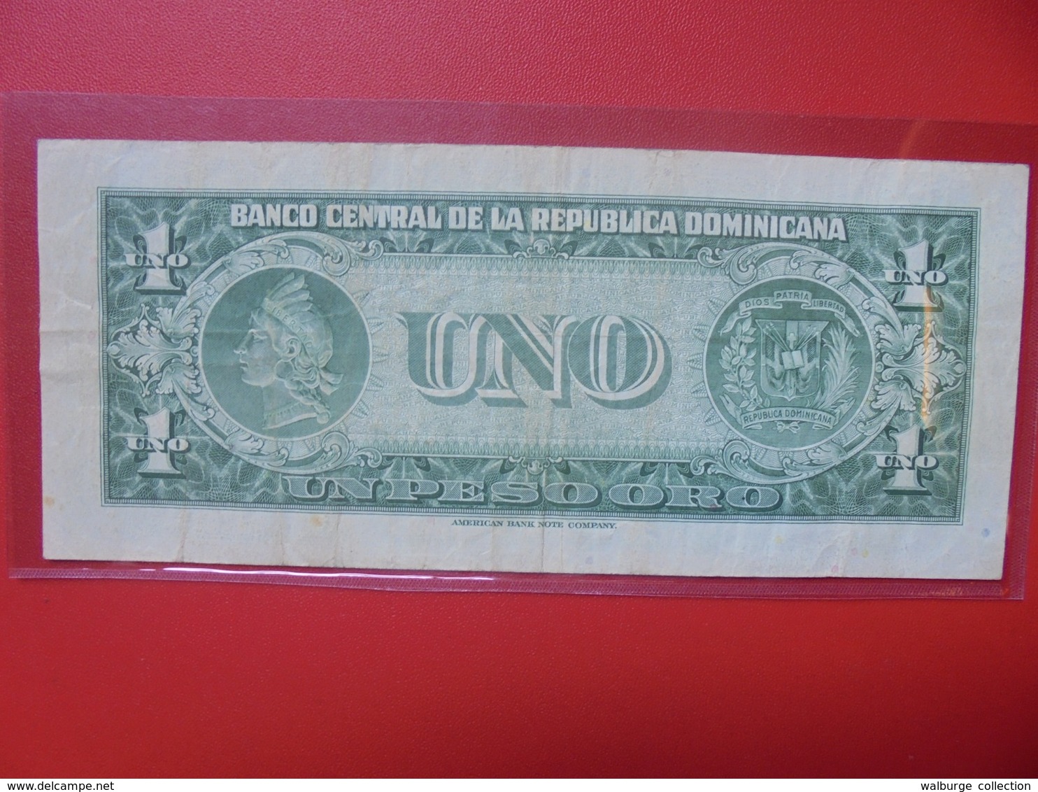 REP.DOMINICAINE 1 PESO 1958-59 CIRCULER BELLE QUALITE (B.6) - Repubblica Dominicana