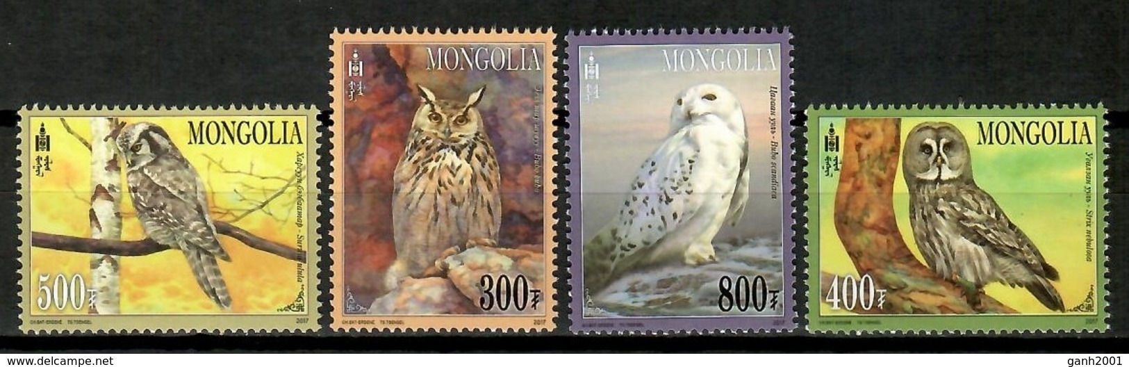 Mongolia 2017 / Birds MNH Vögel Aves Oiseaux / Cu14505  40-18 - Otros & Sin Clasificación