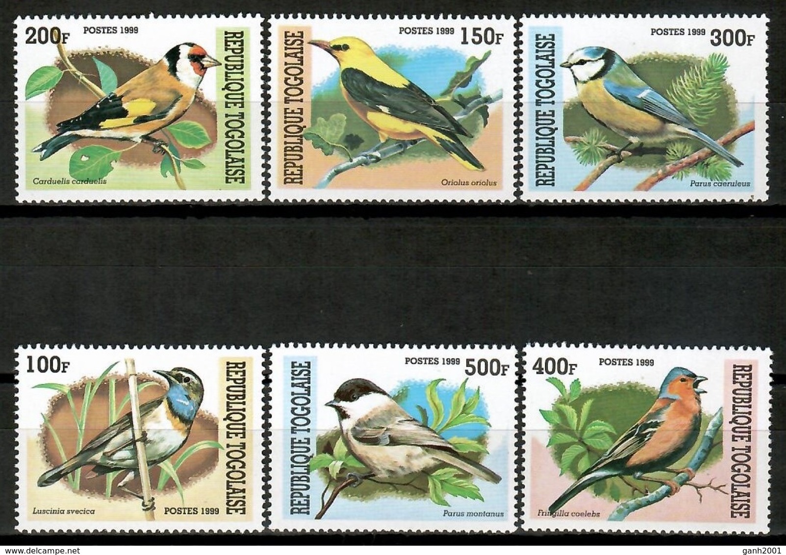 Togo 1999 / Birds MNH Vögel Aves Oiseaux / Cu14510  40-48 - Otros & Sin Clasificación