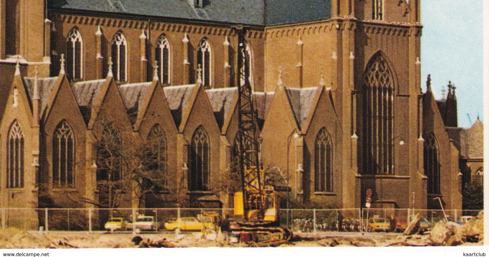 Groeten Uit Oss - Grote Kerk Met DRAGLINE - Oss