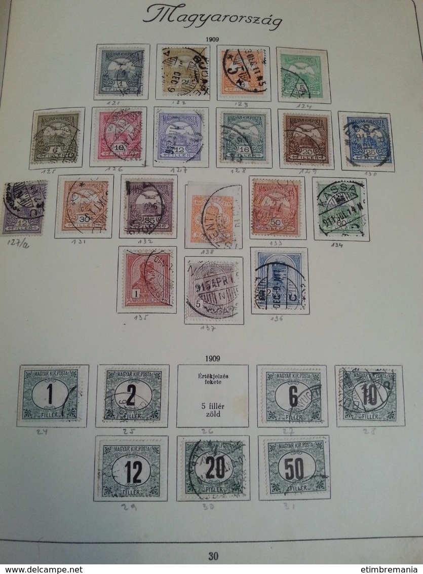 LOT N° etimbre 803 HONGRIE . 1900 / 1945 tres belle collection de semi mod. neufs ** ou obl. forte cote