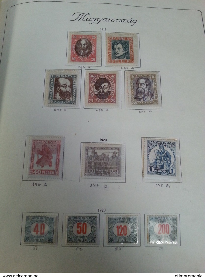 LOT N° etimbre 803 HONGRIE . 1900 / 1945 tres belle collection de semi mod. neufs ** ou obl. forte cote