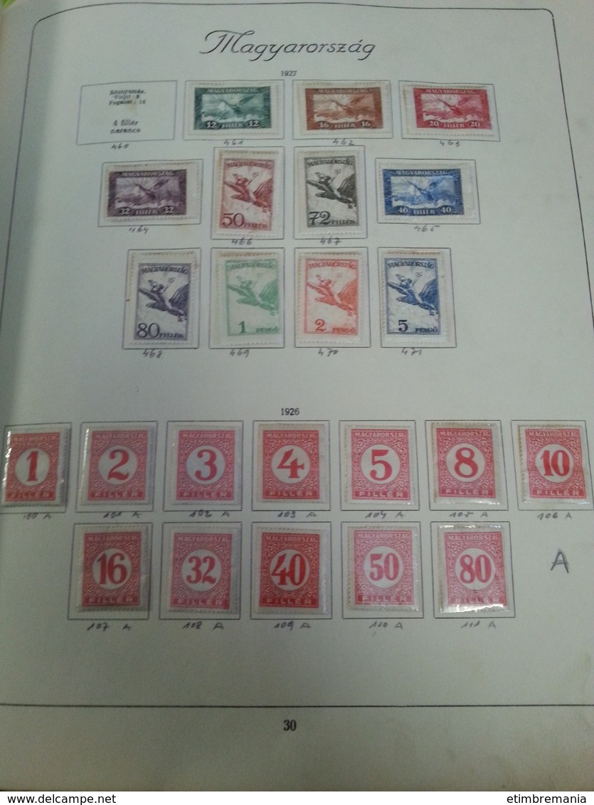 LOT N° etimbre 803 HONGRIE . 1900 / 1945 tres belle collection de semi mod. neufs ** ou obl. forte cote