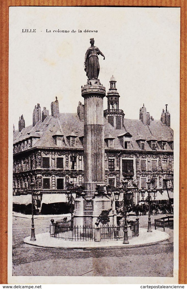 X59137 Etat Parfait -  LILLE Nord La Colonne De La DEESSE 1910s - Lille