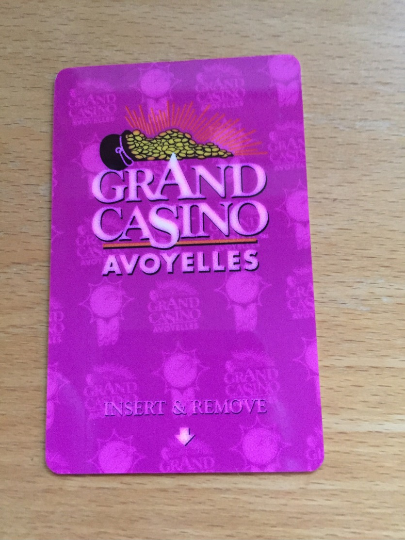 Hotelkarte Room Key Keycard Clef De Hotel Tarjeta Hotel GRAND CASINO AVOYELLES - Non Classés