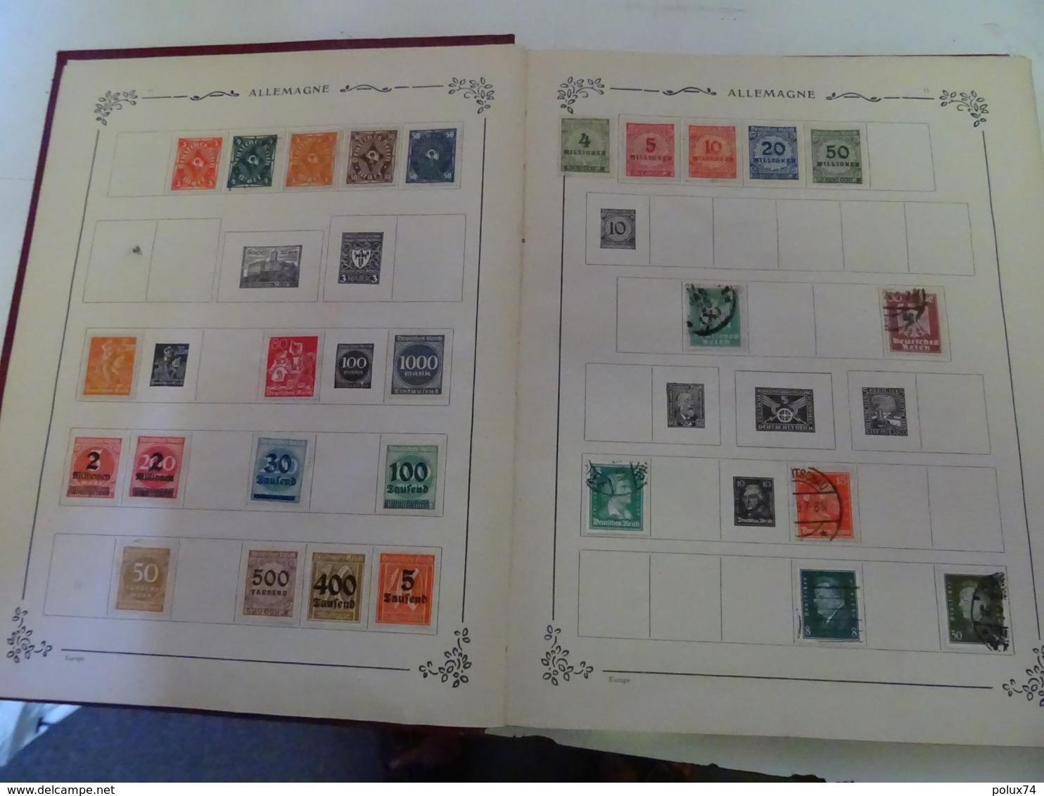 ALBUM DE TIMBRES 1936   YVERT  & TELLIER- 500 Timbres - Collections (en Albums)