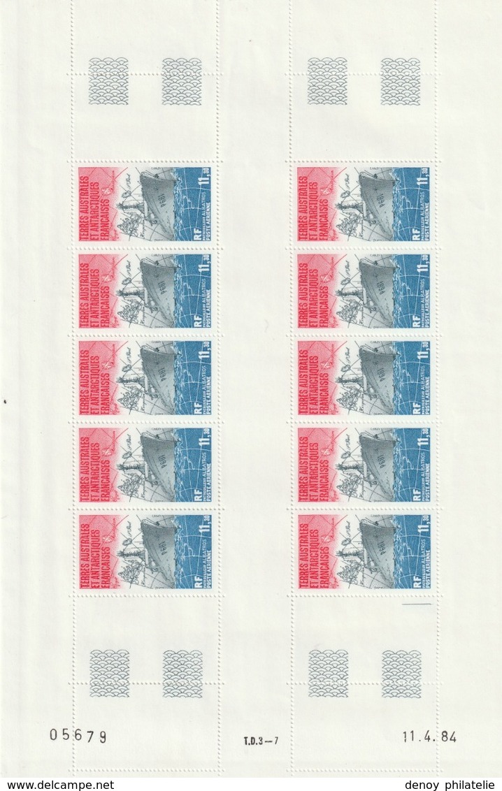 TAAF Feuille Complete Du N° 84  Poste Aérienne  Sans Charniére Luxe - Andere & Zonder Classificatie