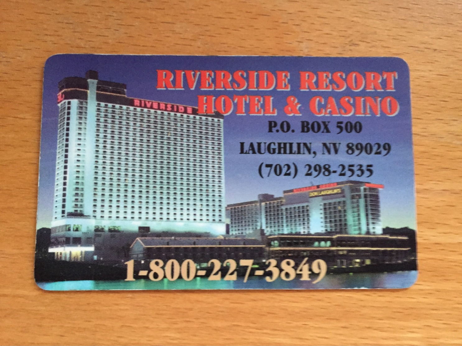 Hotelkarte Room Key Keycard Clef De Hotel Tarjeta Hotel  RIVERSIDE RESORT HOTEL & CASINO LAUGHLIN - Unclassified