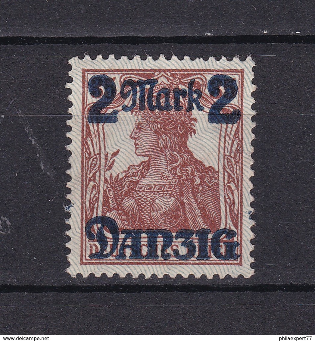 Danzig - 1920 - Michel Nr. 28 II - 250 Euro - Andere & Zonder Classificatie