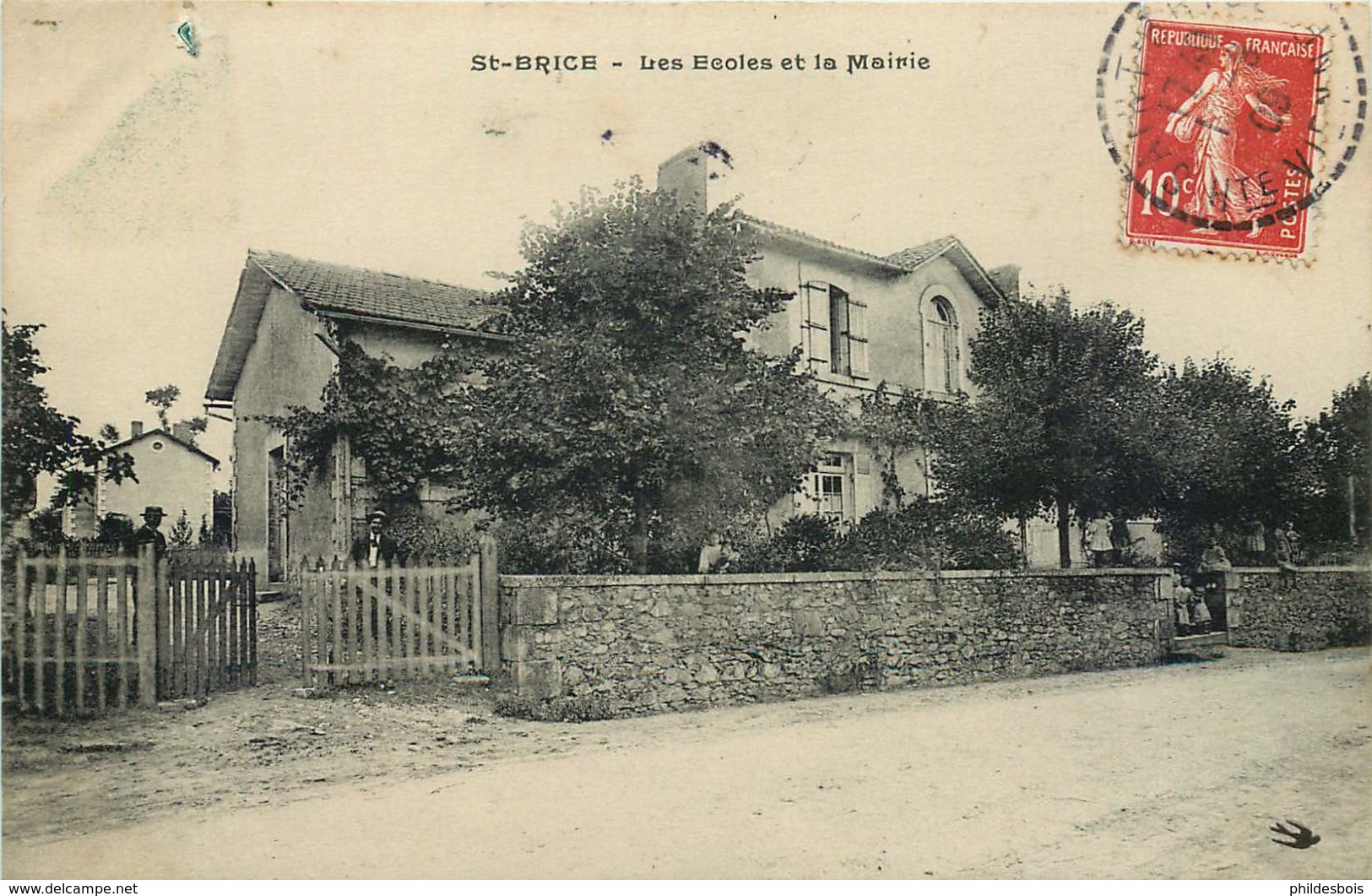 HAUTE VIENNE  SAINT BRICE Les écoles Et La Mairie - Sonstige & Ohne Zuordnung