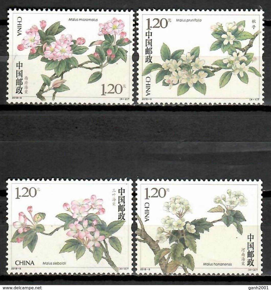 China 2018 / Flowers MNH Flores Blumen Fleurs / Cu10333  37-30 - Otros & Sin Clasificación