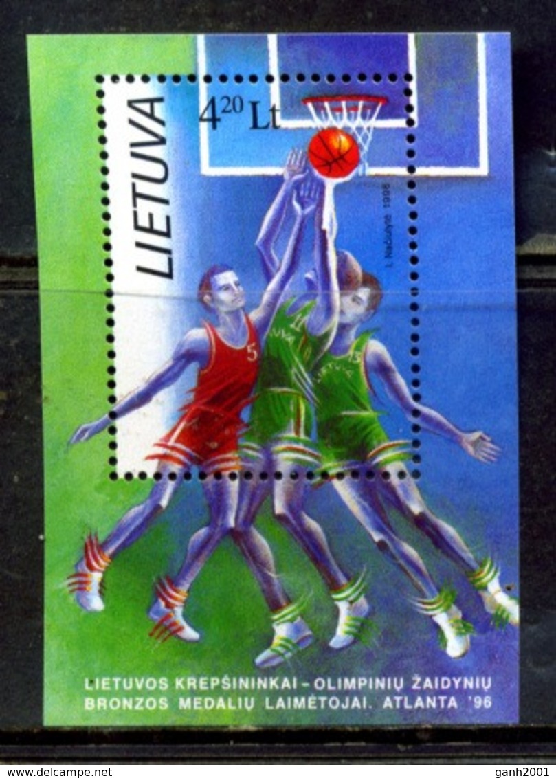 Lithuania 1996 Lituania / Olympic Games Atlanta Basketball MNH Juegos Olímpicos Baloncesto / He43  37-32 - Verano 1996: Atlanta