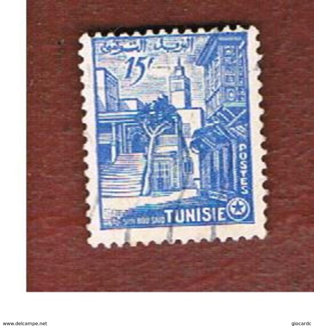 TUNISIA - SG 414 -    1956  TOURISM: SIDI BOU SAID (18X22)           - USED ° - Tunisia (1956-...)