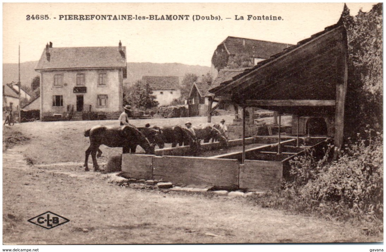 25 PIERREFONTAINE-les-BLAMONT - La Fontaine - Autres & Non Classés