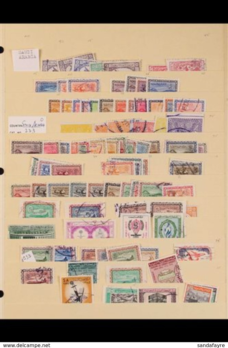 ASIA COLLECTION/ACCUMULATION 1900's To 1980's Fine Mint And Used Stamps With Light Duplication Arranged On Old Manila St - Autres & Non Classés