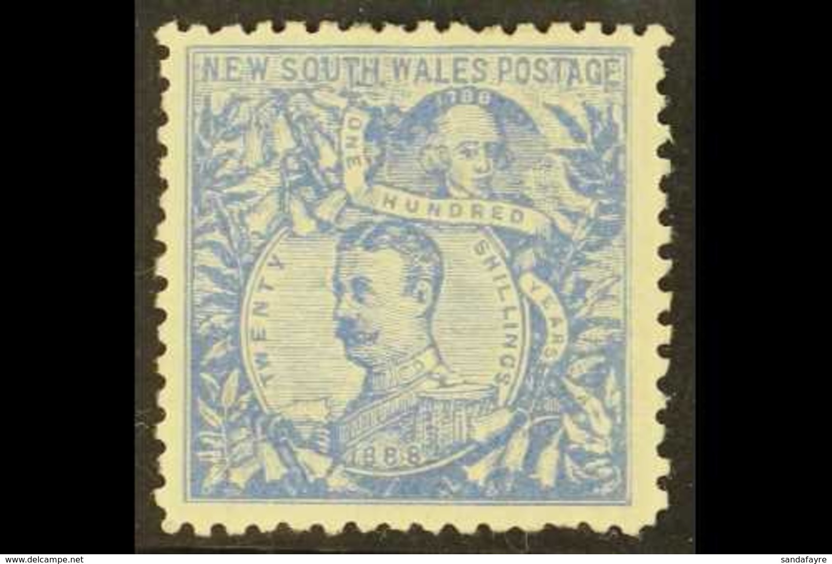 NEW SOUTH WALES 1890 20s Ultramarine Perf 11, SG 264c, Mint Large Part OG, Fresh And Attractive. For More Images, Please - Sonstige & Ohne Zuordnung