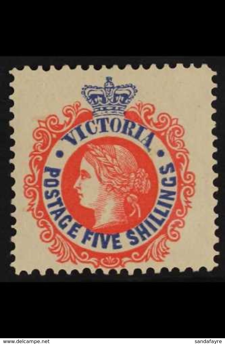 VICTORIA 1905-13 5s Rose-red And Ultramarine, SG 430, Very Fine Mint With Inverted Watermark For More Images, Please Vis - Other & Unclassified