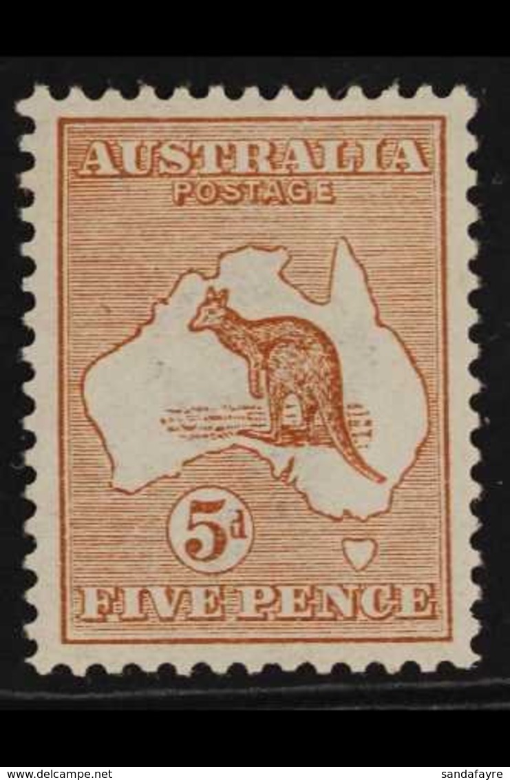 1913-14 5d Chestnut Roo, SG 8, Very Fine Mint, Nice Centring, Very Fresh. For More Images, Please Visit Http://www.sanda - Other & Unclassified