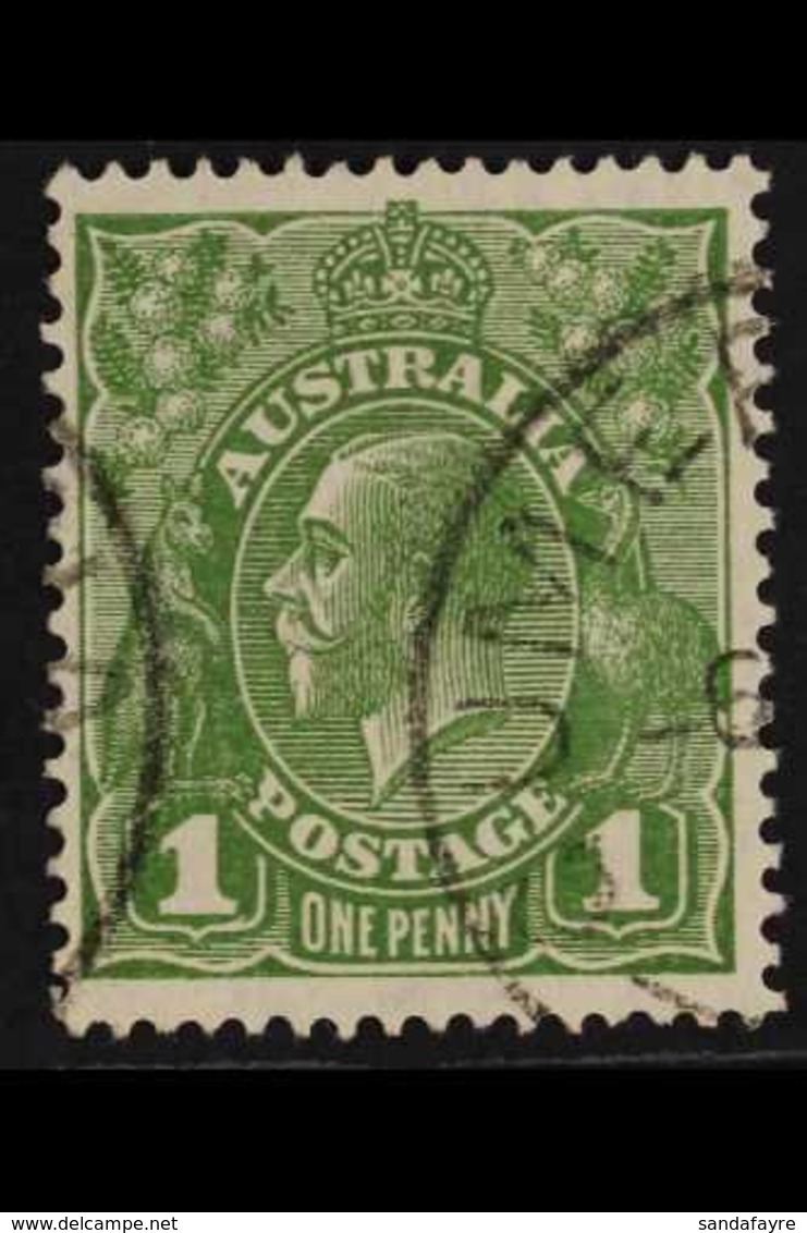 1926-30 1d Sage-green KGV Head DIE II Perf 13½x12½, SG 95b, Very Fine Cds Used, Very Fresh. For More Images, Please Visi - Otros & Sin Clasificación