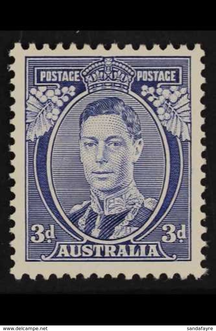 1937 KGVI 3d Blue, Perf 13½ X 14, Die 1a, SG 168b, Never Hinged Mint. For More Images, Please Visit Http://www.sandafayr - Other & Unclassified