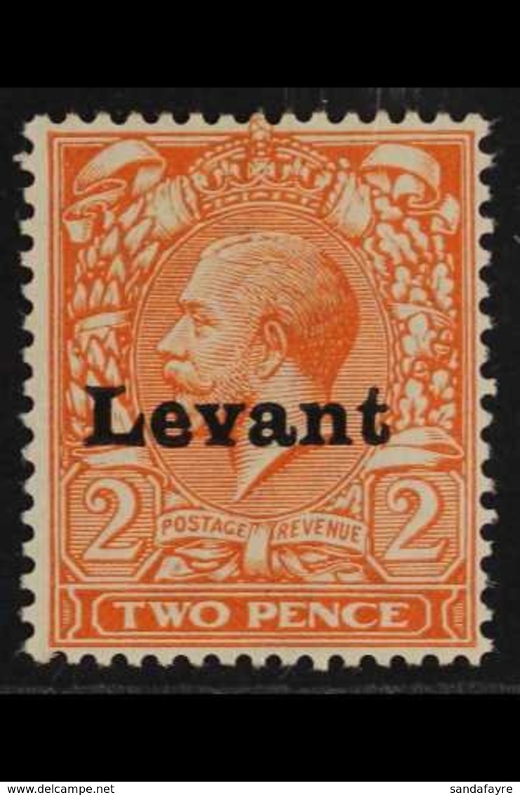 SALONICA 1916 2d Reddish Orange, SG S3, Very Fine Mint. For More Images, Please Visit Http://www.sandafayre.com/itemdeta - Britisch-Levant