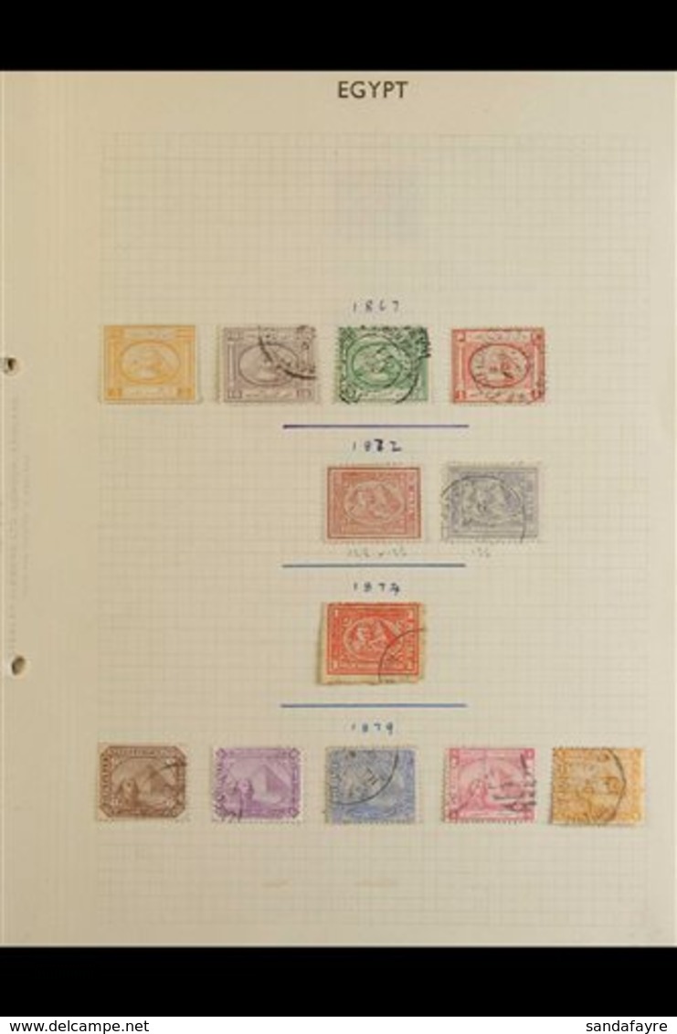 1867-1978 MINT & USED COLLECTION. An Attractive, ALL DIFFERENT Collection Presented On Album Pages With Sphinx & Pyramid - Altri & Non Classificati