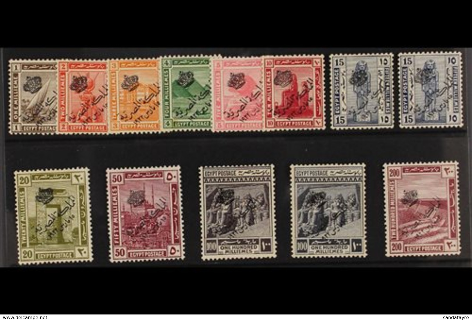 1922 Proclamation Of Monarchy Complete Set, SG 98/110, Very Fine Mint. (12 Stamps) For More Images, Please Visit Http:// - Other & Unclassified