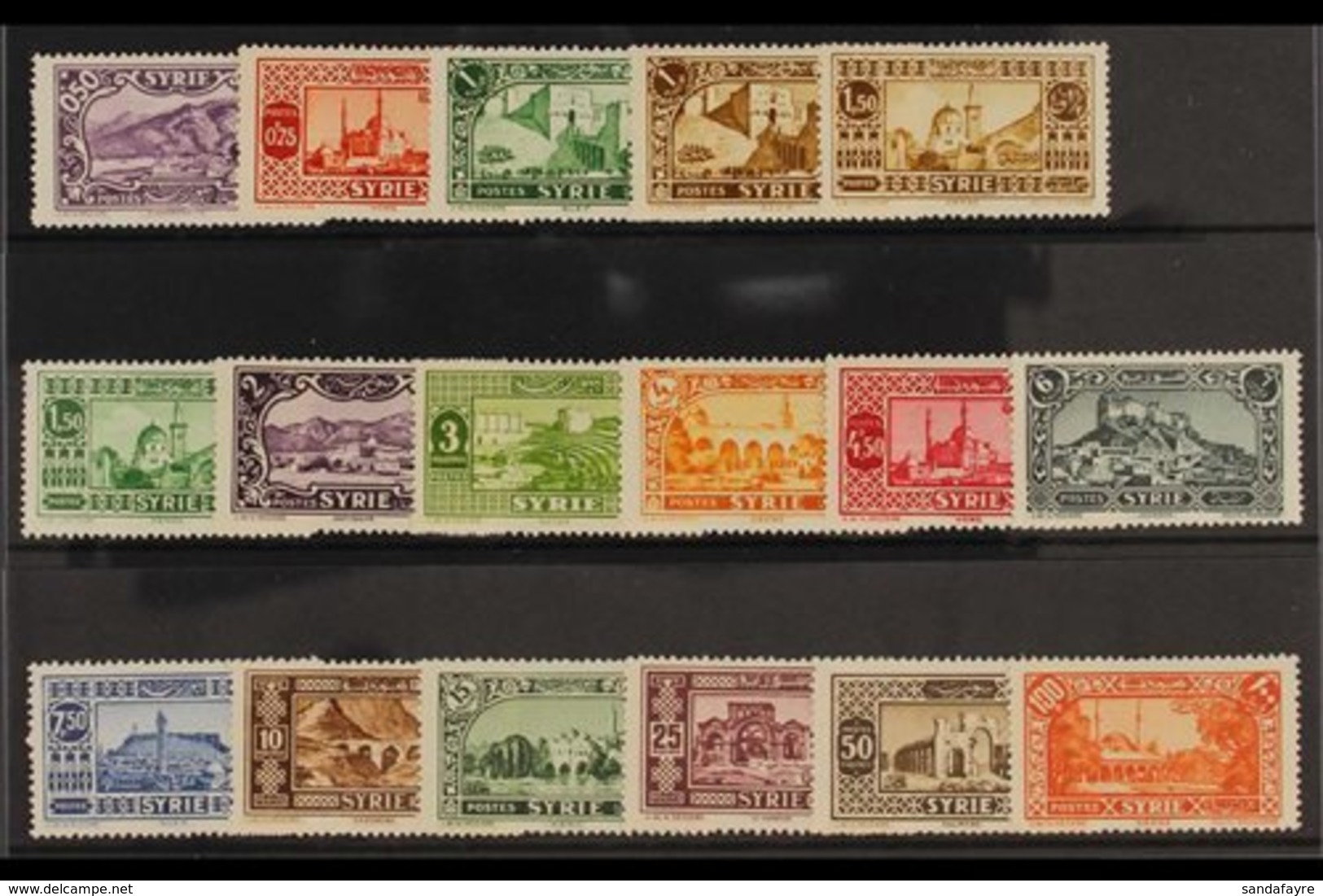 SYRIA 1930-36 Damascus Views Definitive Set, SG 247/60, Never Hinged Mint (17 Stamps) For More Images, Please Visit Http - Other & Unclassified