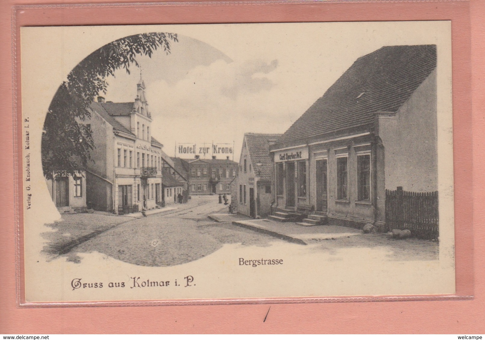 OLD POSTCARD - POLAND - POLSKA - KOLMAR - CHODZIEZ - BERGSTRASSE - Polen