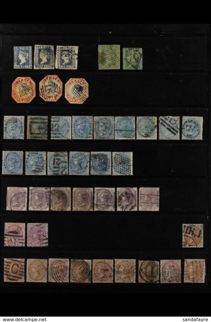 1854-1960's INTERESTING MINT & USED RANGES With Some Duplication On Stock Pages, Includes 1854-55 ½a (x3), 2a (x2) & 4a  - Other & Unclassified