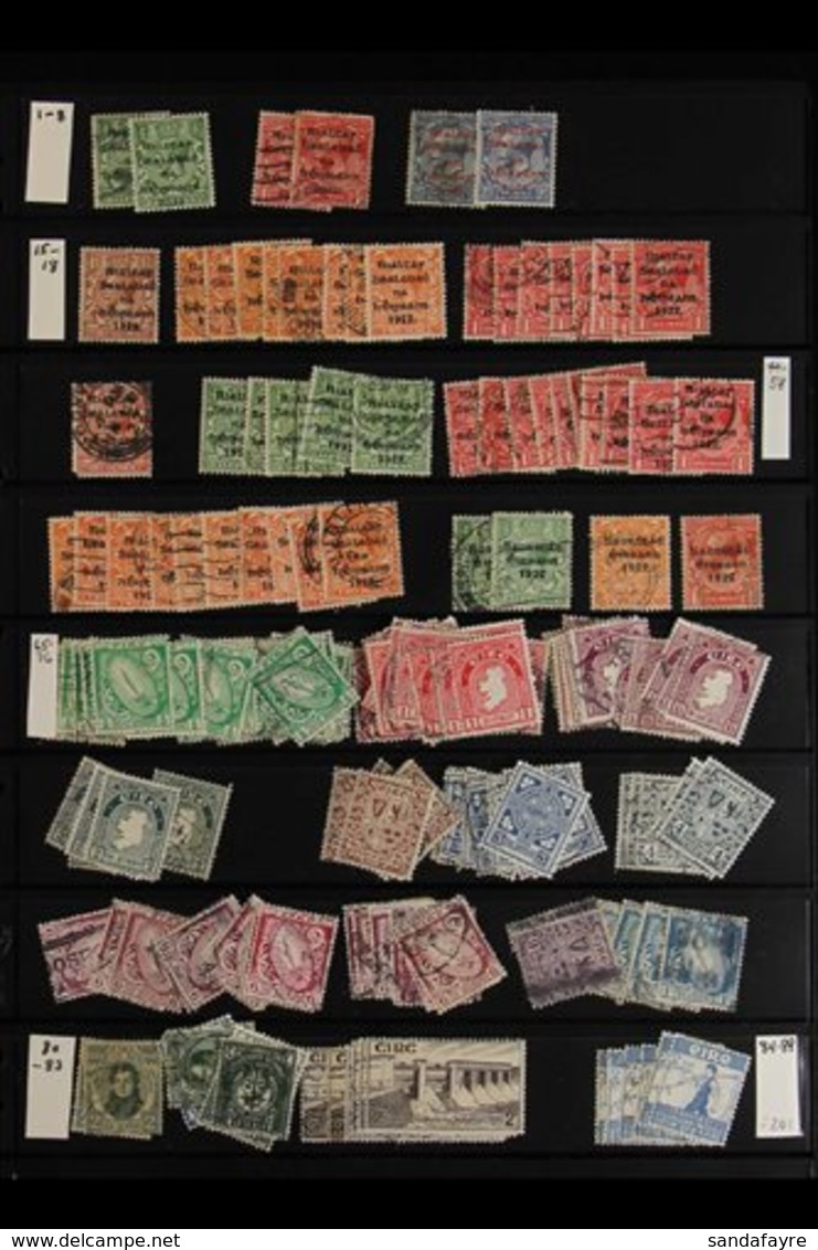 1922-2004 MOSTLY USED RANGES With Light Duplication On Stock Pages, Includes Some 1922 Overprints, Various Definitive &  - Other & Unclassified