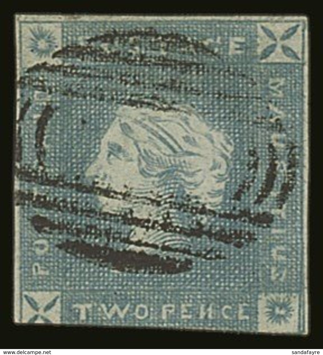 1859 2d Blue, "Lapirot", Early Impression In An Unusual Milky Blue Shades (another Example In Kanai Collection), SG 37,  - Mauritius (...-1967)