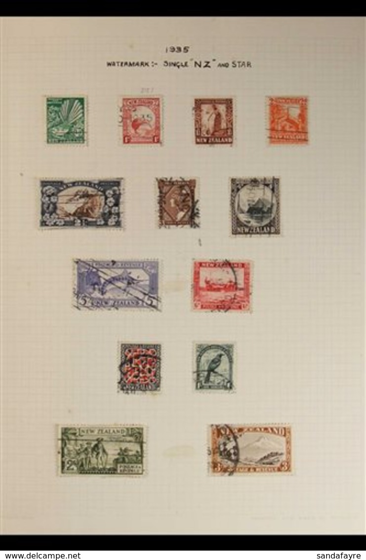 1935-1950 ATTRACTIVE USED COLLECTION WITH MANY COVERS Presented In An Album, Includes 1935-36 Pictorials Set (ex 8d), Pl - Other & Unclassified