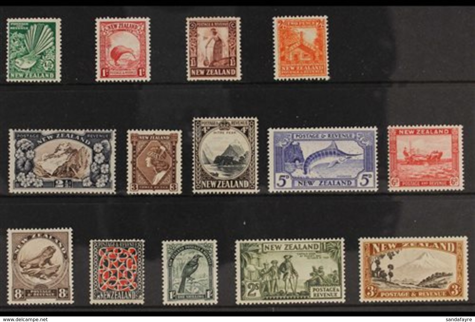 1935-36 KGV Pictorial Definitive Set, SG 556/569, Very Fine Mint (14 Stamps) For More Images, Please Visit Http://www.sa - Other & Unclassified