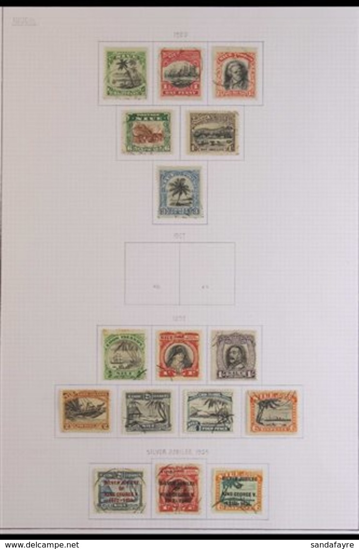 1920-69 FINE USED COLLECTION OF SETS. An Attractive ALL DIFFERENT Collection Of Sets Presented On Sleeved Album Pages Th - Niue