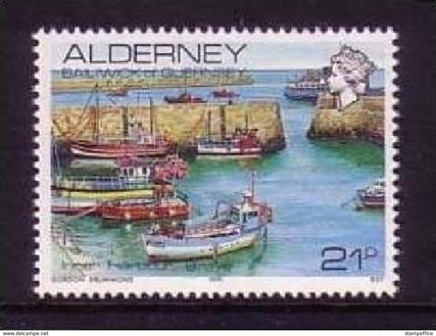 ALDERNEY 10 X MI-NR. 48 ** INNERE HAFEN - SCHIFFE 1991 - Alderney