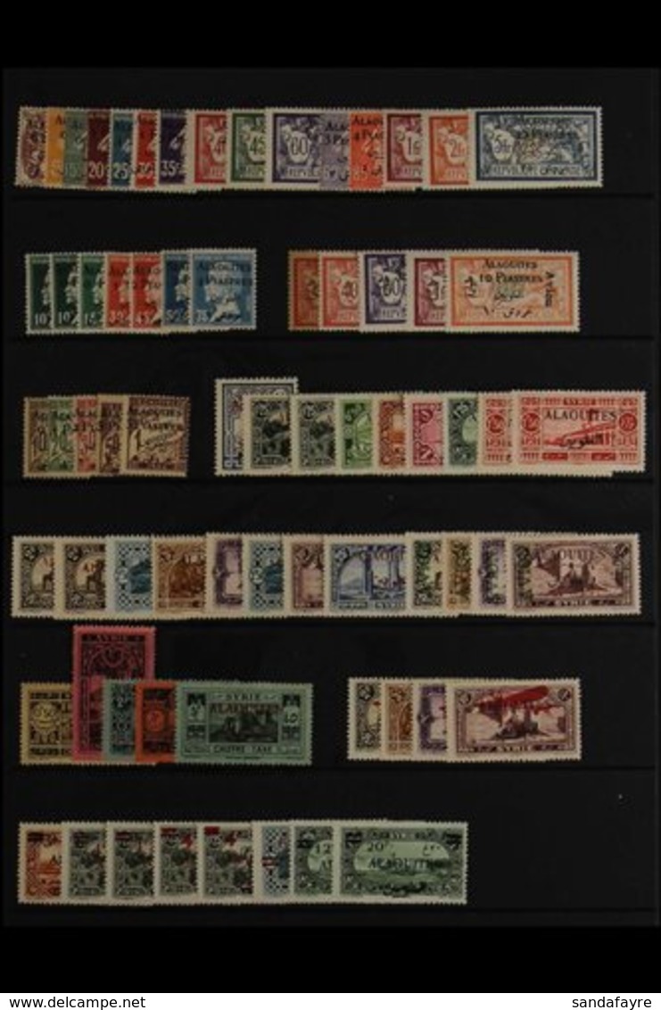 ALAOUITES 1925 - 1929 Country Complete, Very Fine Mint. (70 Stamps) For More Images, Please Visit Http://www.sandafayre. - Syria