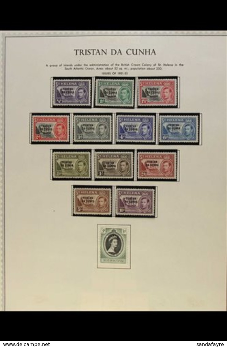 1952-1984 EXTENSIVE MINT / NHM COLLECTION Of Complete Sets Presented On Album Pages, Often Duplicated With A Fine Mint S - Tristan Da Cunha