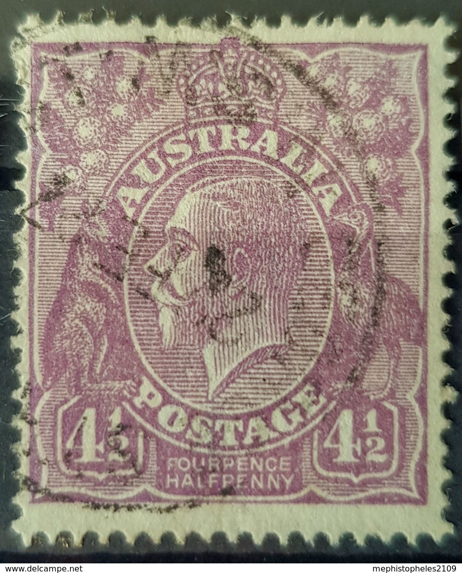 AUSTRALIA - Canceled - Sc# 74 - 4.5p - Used Stamps